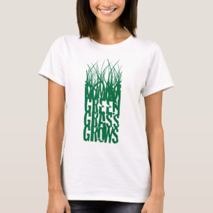 Groen gras t-shirt