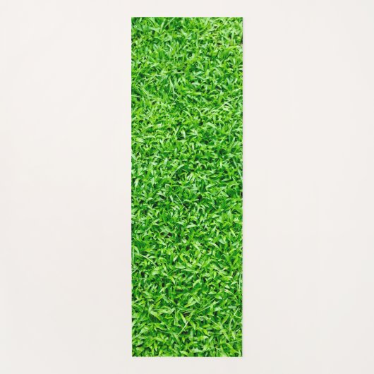 Groen gras yogamat (Voorkant)