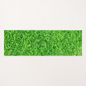 Groen gras yogamat (Voorkant (horizontaal))