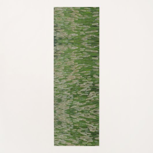 Groen gras zaden yogamat (Voorkant)