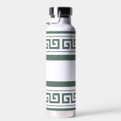 Groen Grieks Sleutel Waterfles (Rechts)