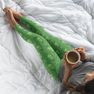  groen grijppatroon leggings