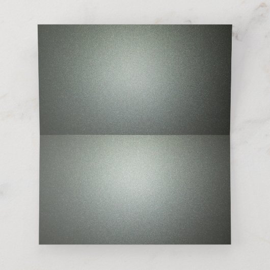 Groen grijs glitter en hart (Binnenkant ongevouwen)