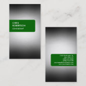 Groen grijs lichtaantrekkelijk Visitekaartje (Voorkant / Achterkant)