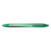 Groen & Grijs maanlicht ombre effect Zwarte Inkt Pen (Achterkant)