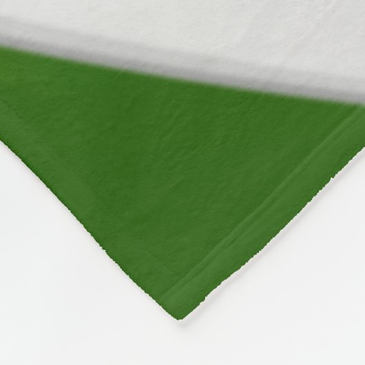 Groen grijs team kleuren volleybal atleet naam fleece deken (Hoek)