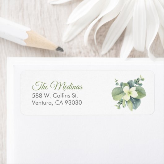 Groen / Groen blad doop en eerste jaar Etiket (Insitu)