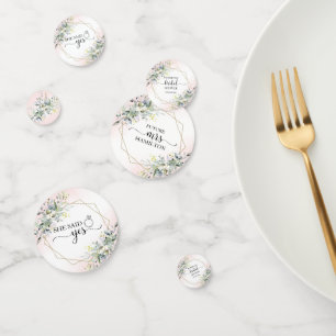 Groen Groen Waterverf Bruidsdouche Confetti