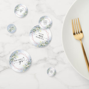 Groen Groen Waterverf Bruidsdouche Confetti