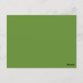 Groen Guitar Grunge Table Briefkaart (Achterkant)