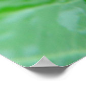 Groen hagedisselement Iguana op Poster van leder (Hoek)