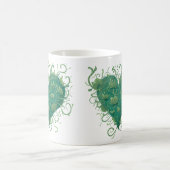 Groen hart binnen koffiemok (Center)