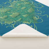 Groen hart binnen sherpa deken (3/4)