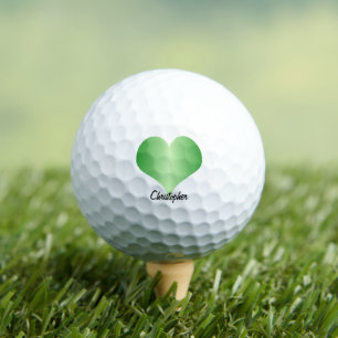 Groen Hart Design Persoonlijk Golfballen
