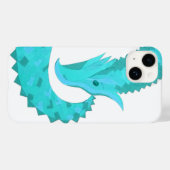 Groen hart draak op wit Case-Mate iPhone case (Achterkant (horizontaal))