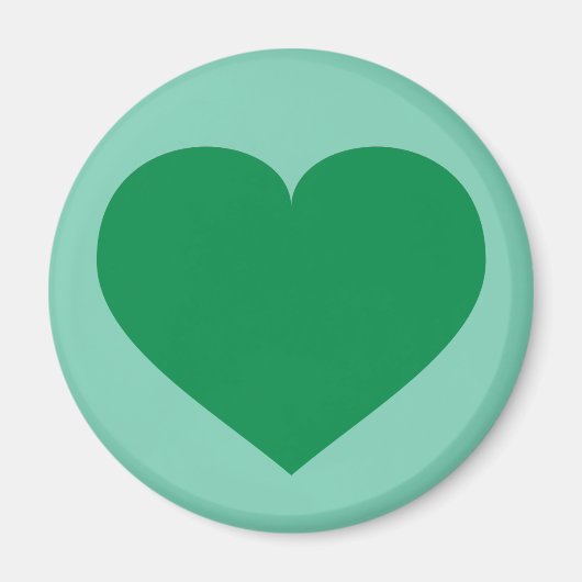 Groen hart magneet (Voorkant)