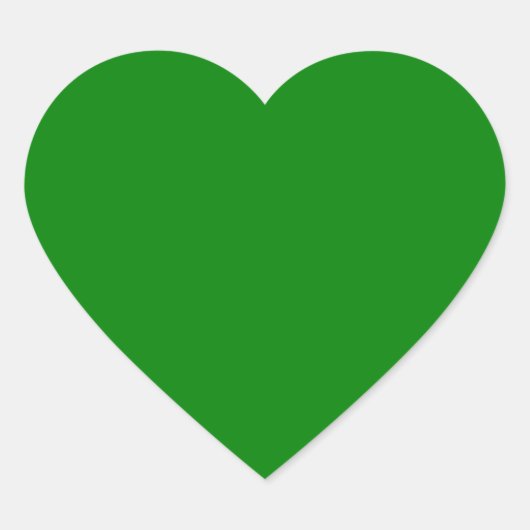 Groen Hart Sticker (Voorkant)