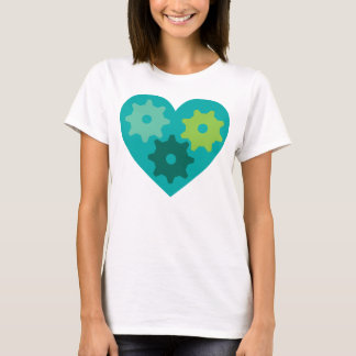 Groen hart t-shirt