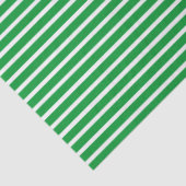 Groen horizontaal Streepjesdocument Tissuepapier (Detail)