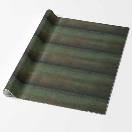 Groen houten verpakkingspapier cadeaupapier (Uitgerold)