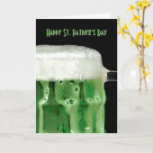 Groen Iers bier Kaart (Gele Bloem)