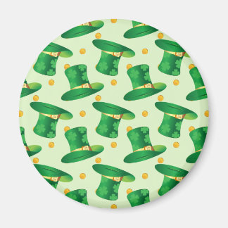 Groen Iers Pet patroon, het dagontwerp van st patr Magneet