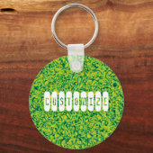 Groen impressionisme - Sjabloon Sleutelhanger (Voorkant)