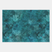 Groen inpakpapier Flat Sheet Set van 3 (Voorkant 3)