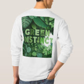 Groen instinct t-shirt (Achterkant)