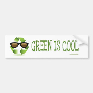 GROEN IS COOL BUMPERSTICKER