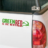 Groen is de nieuwe rode bumper sticker (Op Truck)