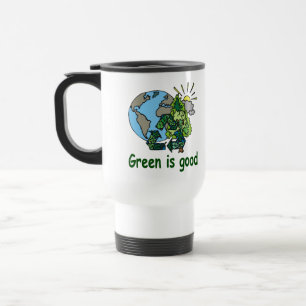 Groen is goed reisbeker