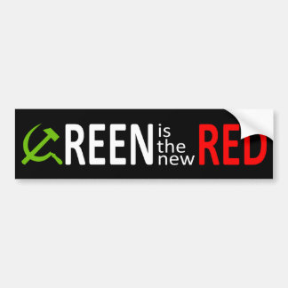 Groen is het nieuwe Rode Bumpersticker