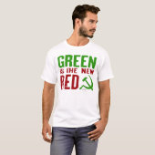 Groen is het Nieuwe Rode shirt (Voorkant volledig)