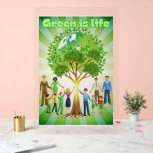 Groen is het Poster van het leven
