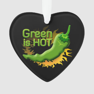 Groen is HOT Ornament