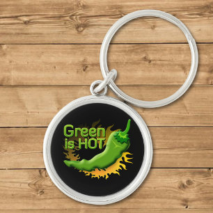 Groen is HOT Sleutelhanger