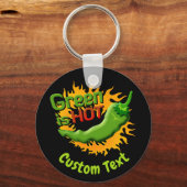 Groen is HOT-Sleutelhanger Sleutelhanger (Voorkant)