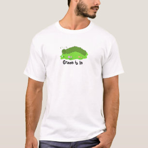Groen is in t-shirt