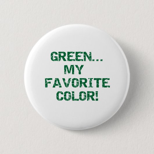 Groen is mijn favoriete kleur ronde button 5,7 cm (Voorkant)
