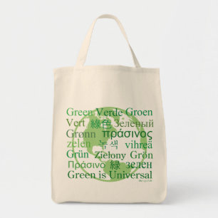 Groen is universele organische Canvas tas