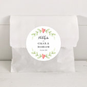 Groen Islamitische Nikkah Wedding Favoriet Ronde Sticker