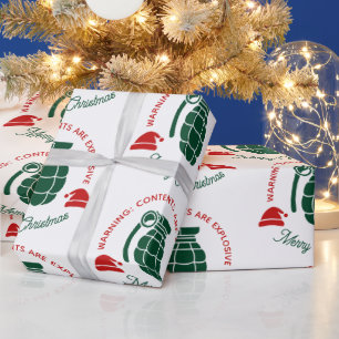 Groen Kadeingkado Kerstdag Inpakpapier