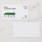 groen karton visitekaartje (Voorkant / Achterkant)