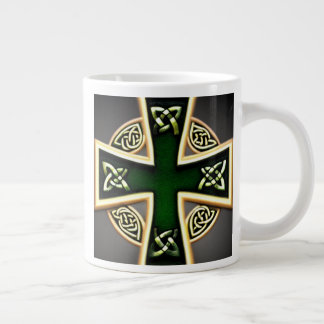 Groen Keltisch Kruis Mok