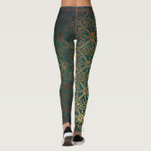 Groen Keltisch Leggings (Achterkant)