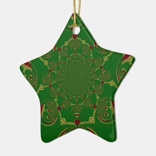 Groen Keramisch Ornament (Links)