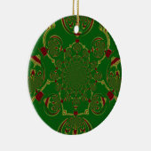 Groen Keramisch Ornament (Rechts)