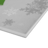 Groen kerstboomknipbord snijplank (Hoek)