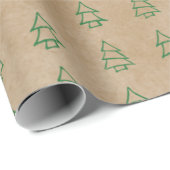 Groen kerstboompapier cadeaupapier (Rol Hoek)